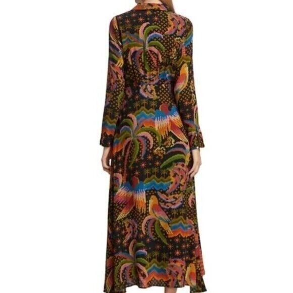 Farm Rio Macaw Island Maxi Dress - Size‎ Medium - Picture 5 of 7